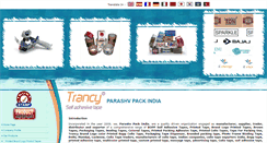 Desktop Screenshot of parashvpackindia.com